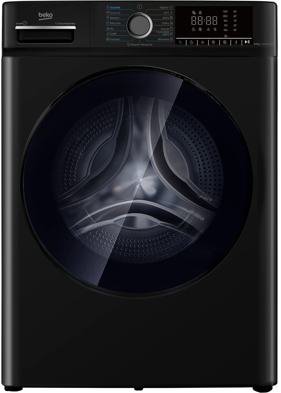 Pralko-suszarka Beko bPro500 BMM5DFO5841PB SteamCure Slim 8kg/5kg