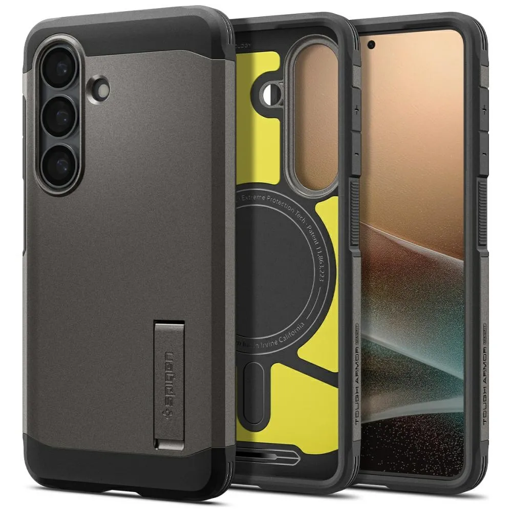 Etui Spigen Tough Armor Mag MagSafe do Galaxy S26 Gunmetal