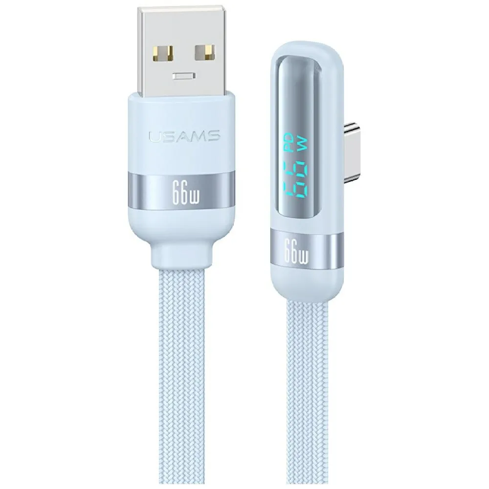 Kabel USAMS US-SJ651 USB-A do USB-C 1,2m Niebieski