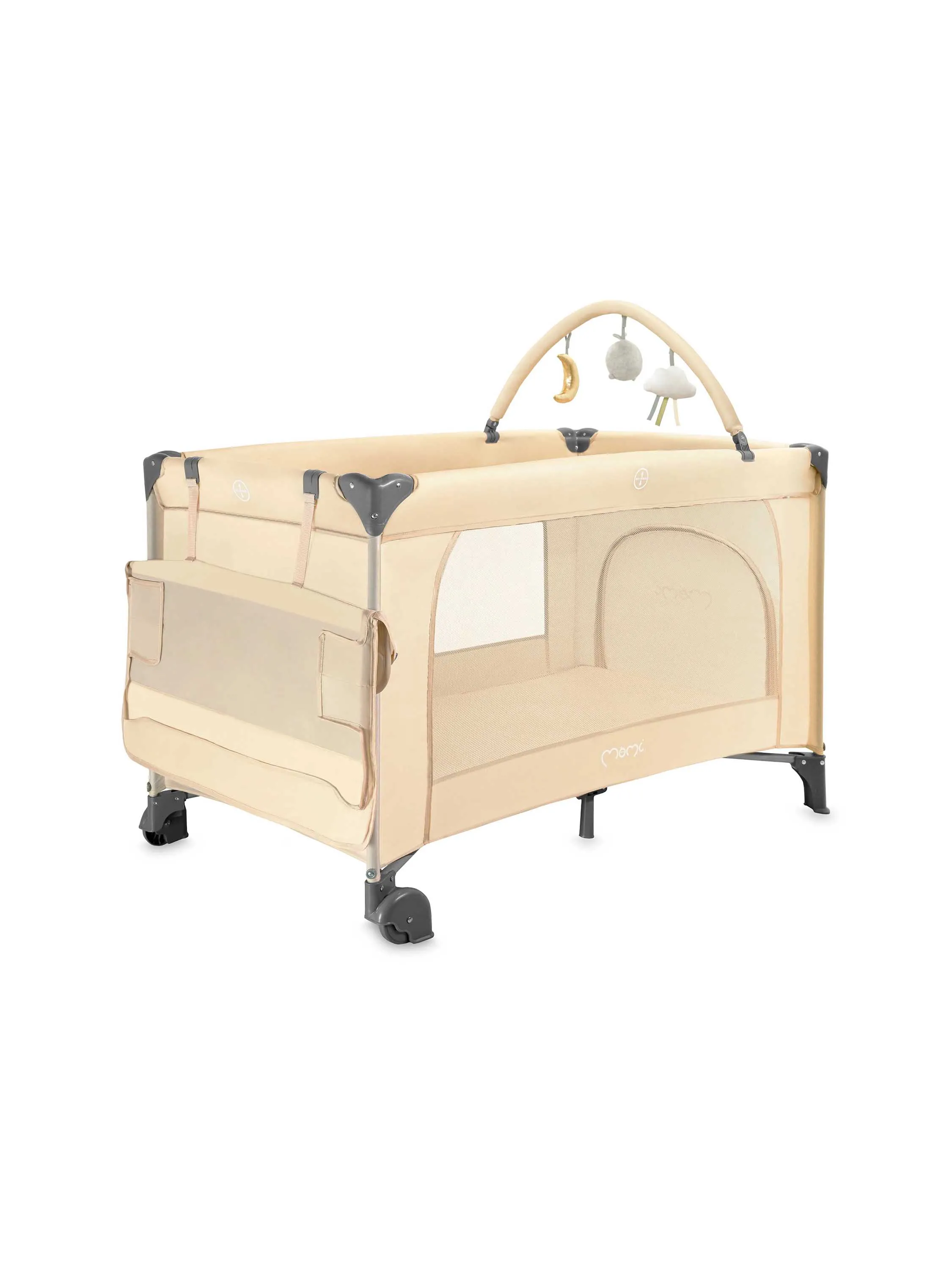 Łóżeczko turystyczne MoMi Belove Plus Beżowy