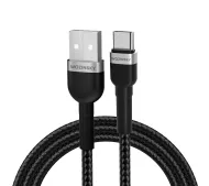 Wozinsky WNBAC2 2.4A USB-A do USB-C 2m Czarny