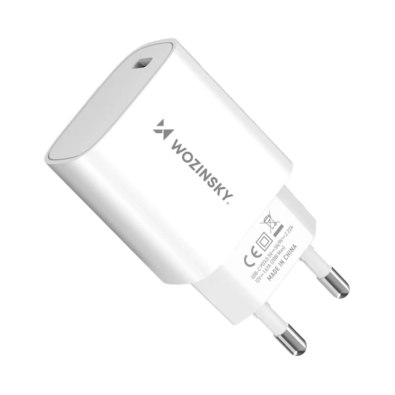 Ładowarka sieciowa Wozinsky WGWCCW USB-C 20W Biały