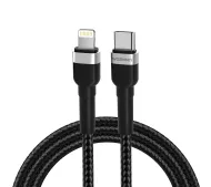 Wozinsky WNBCL2 PD 30W Lightning do USB-C 2m Czarny