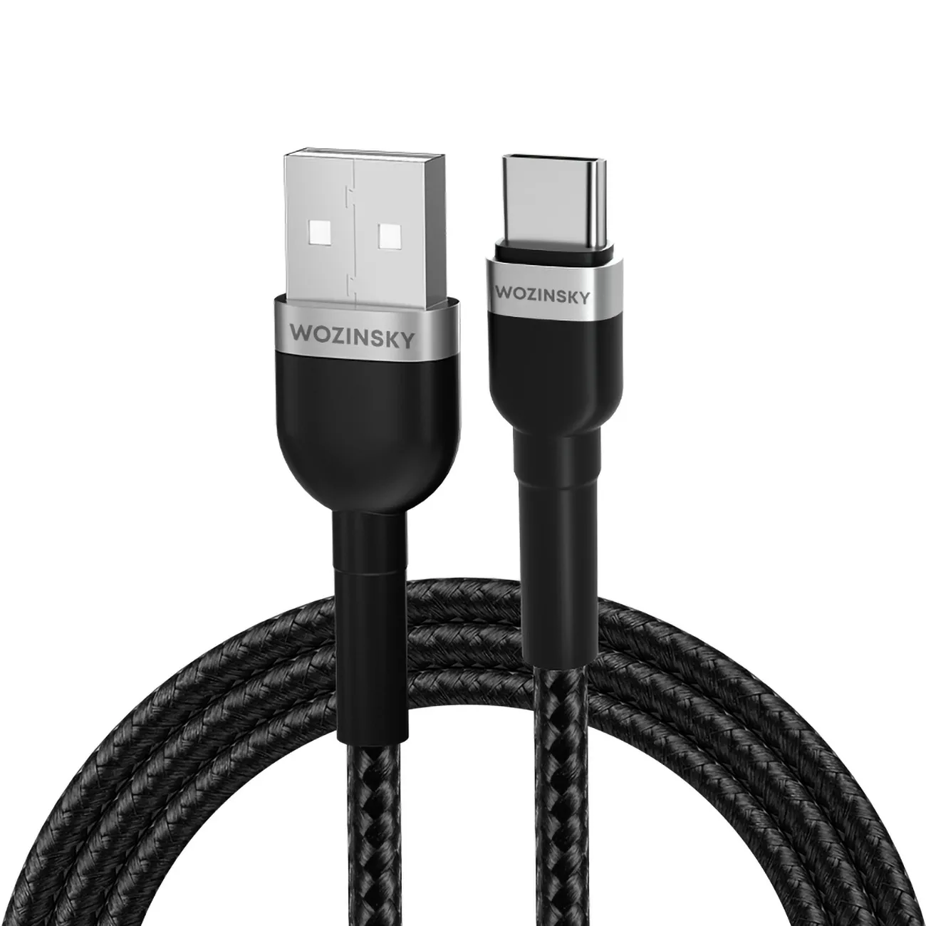 Kabel Wozinsky WNBAC1 2.4A USB-A do USB-C 1m Czarny