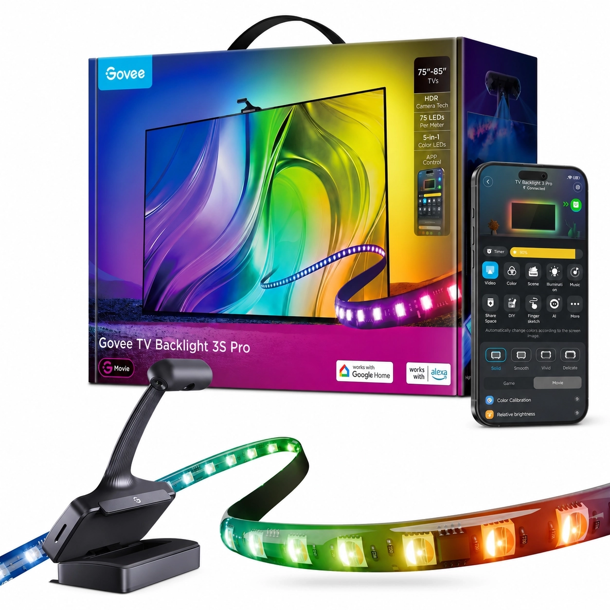 Taśma LED Govee R2A81 dla TV 75-85 cali