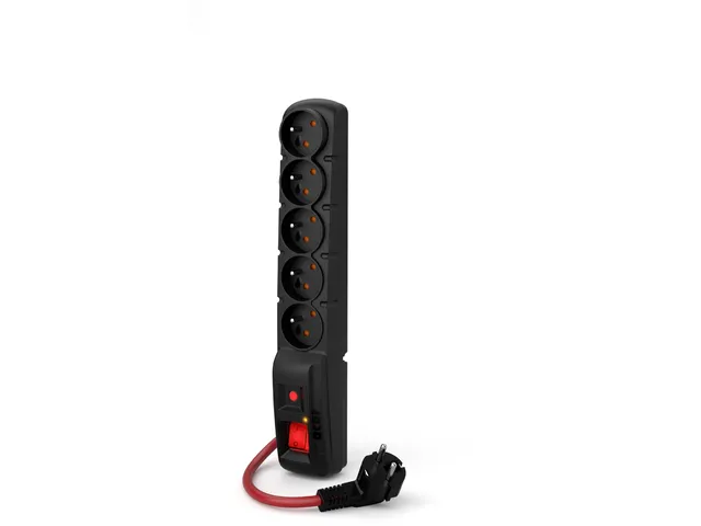 Listwa Acar F5 Power 5 gniazd 10m Czarny