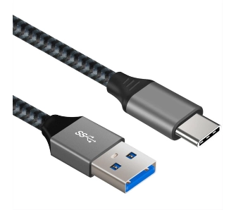 Kabel ART OEM-C2-1 USB-A do USB-C 3 QC3.0 15W 1m Szary