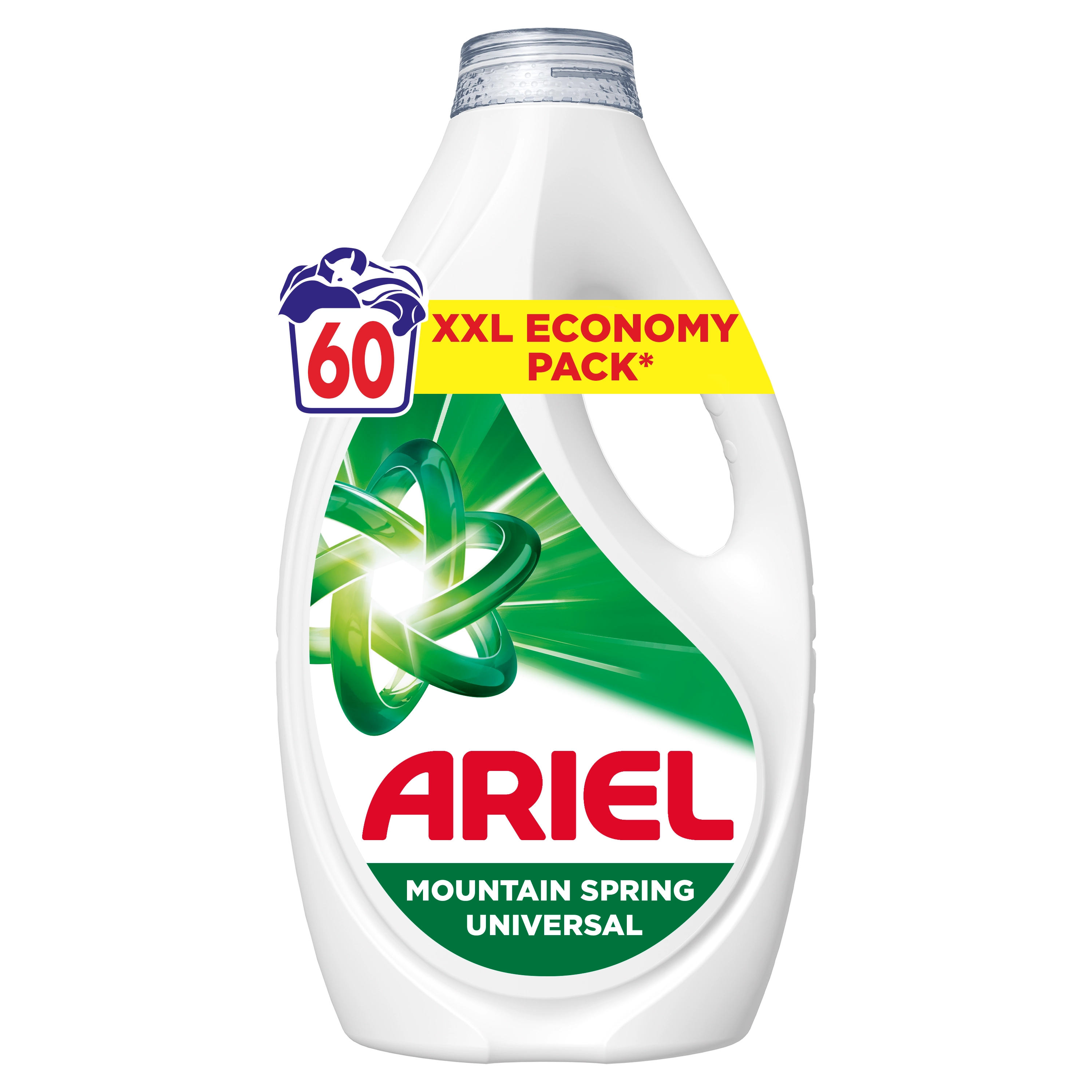 Płyn do prania Ariel Mountain Spring Universal 60 prań 3l