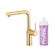 KFA Armatura Duero Pure Move Pull-Out 6623-425-39 Jasne złoto Stal szlachetna