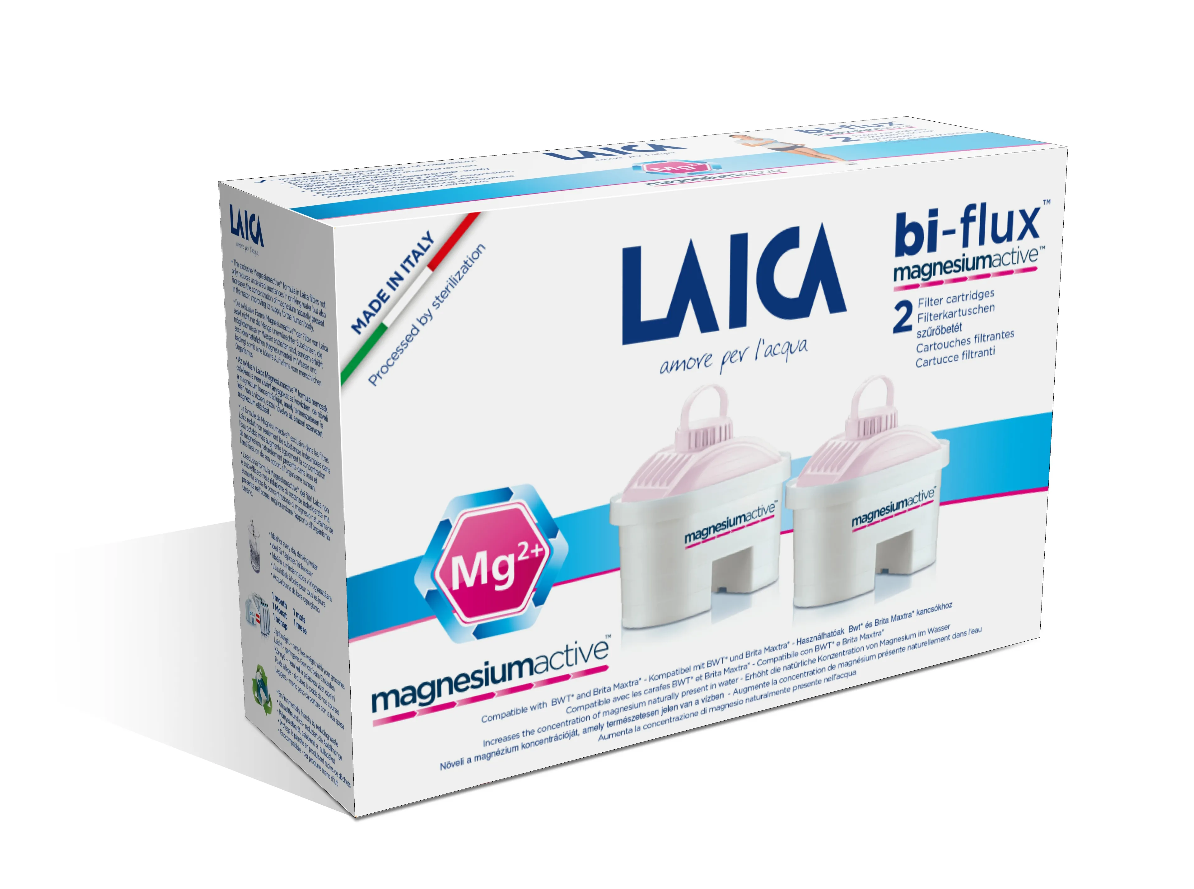 Wkłady filtrujące Laica Bi-Flux Magnesium 2szt.