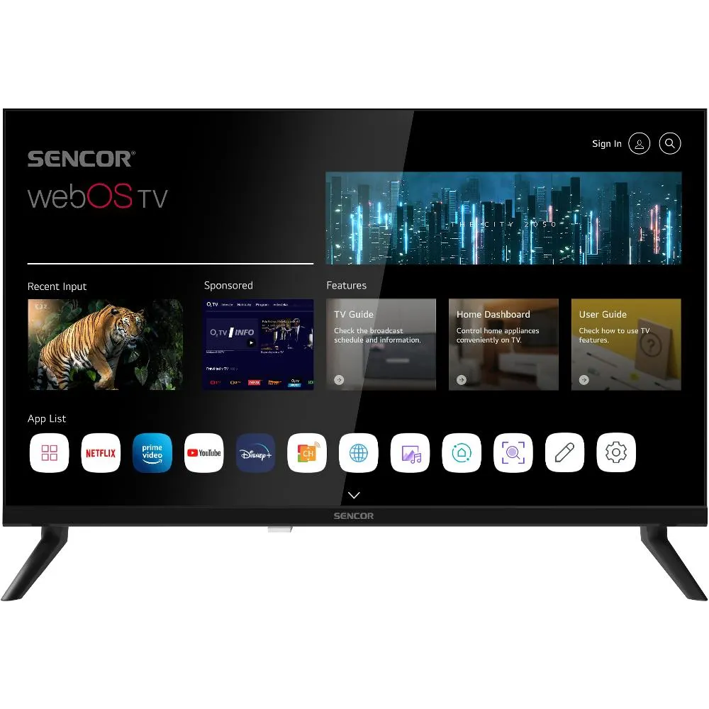Telewizor Sencor SLE 24S803B 24" HD Ready Smart TV DVB-T2