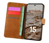 Bizon Case Pocket do Oppo Reno 15 Brązowy