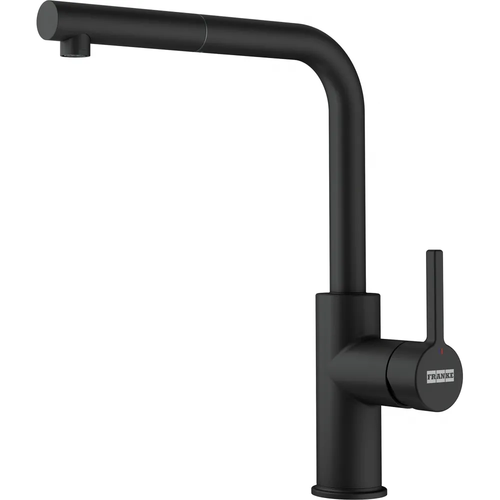 Bateria Franke Urban 2.0 L pull-out Czarny mat Mosiądz