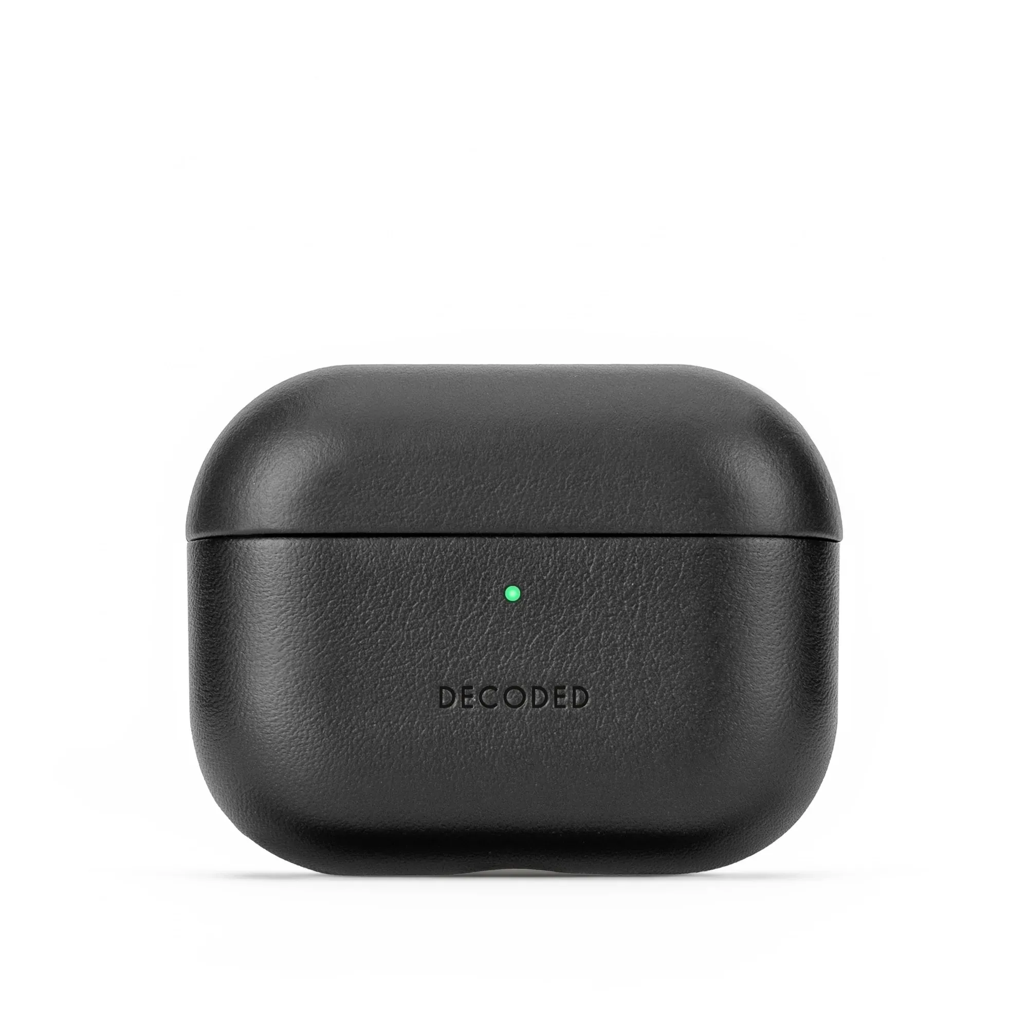 Etui na słuchawki Decoded Leather AirPods Pro 3 Czarny