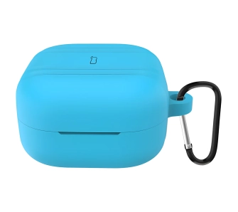Etui na słuchawki Bizon Case Headphone Silicone do Galaxy Buds 4/4 Pro Błękitny