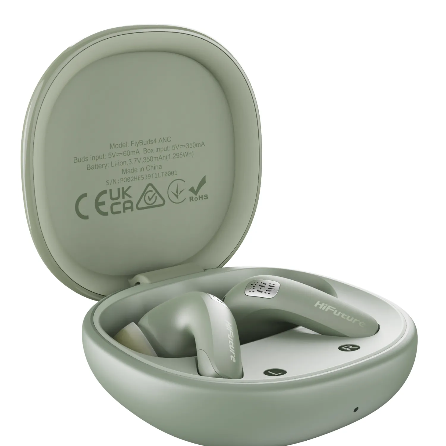 фото Наушники TWS HiFuture FlyBuds4 Matcha Green (flybuds4.matchagreen) 1