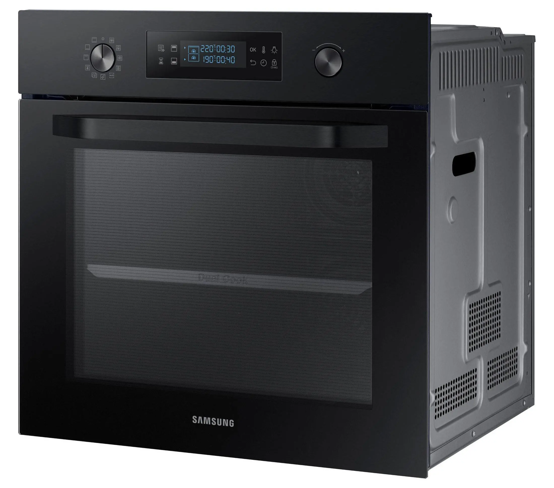 Piekarnik elektryczny Samsung Dual Cook NV66M3531BB Termoobieg Czarny