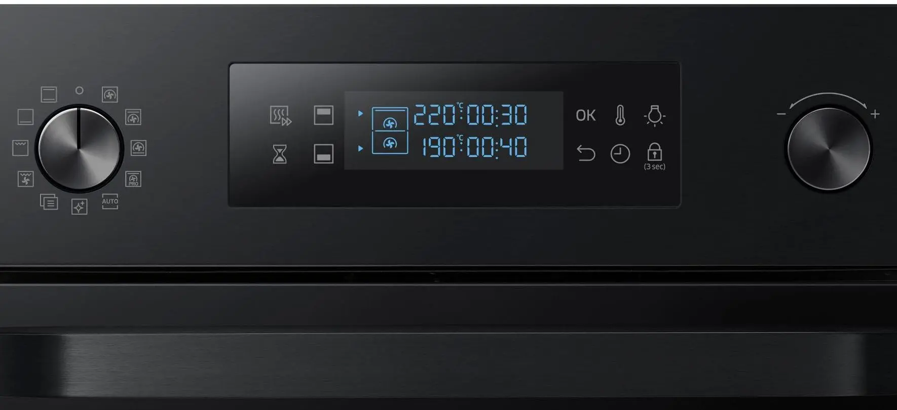 Piekarnik elektryczny Samsung Dual Cook NV66M3531BB Termoobieg Czarny