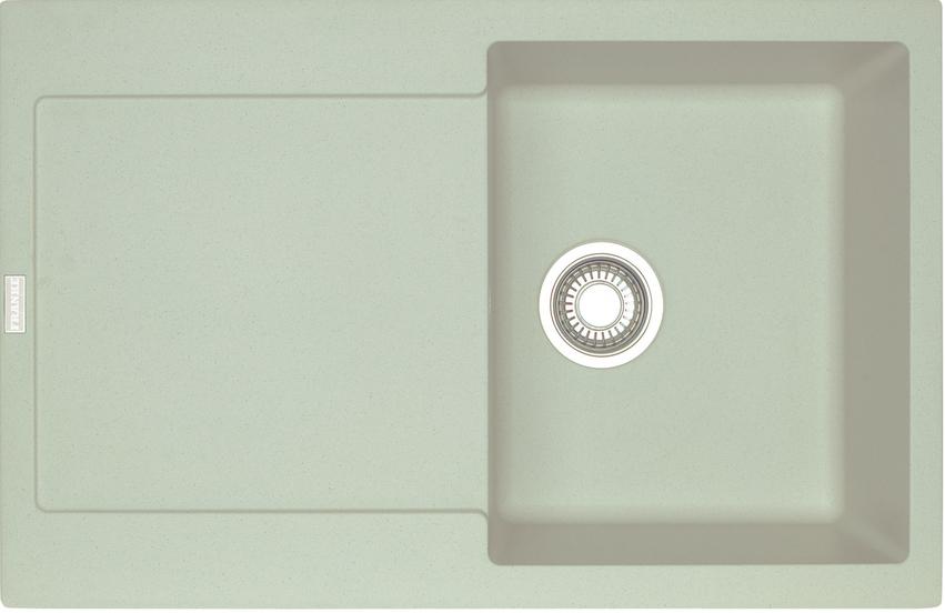 Zlewozmywak Franke Maris MRG 611 - orzechowy - granitowy - wpuszczany w blat - ociekacz