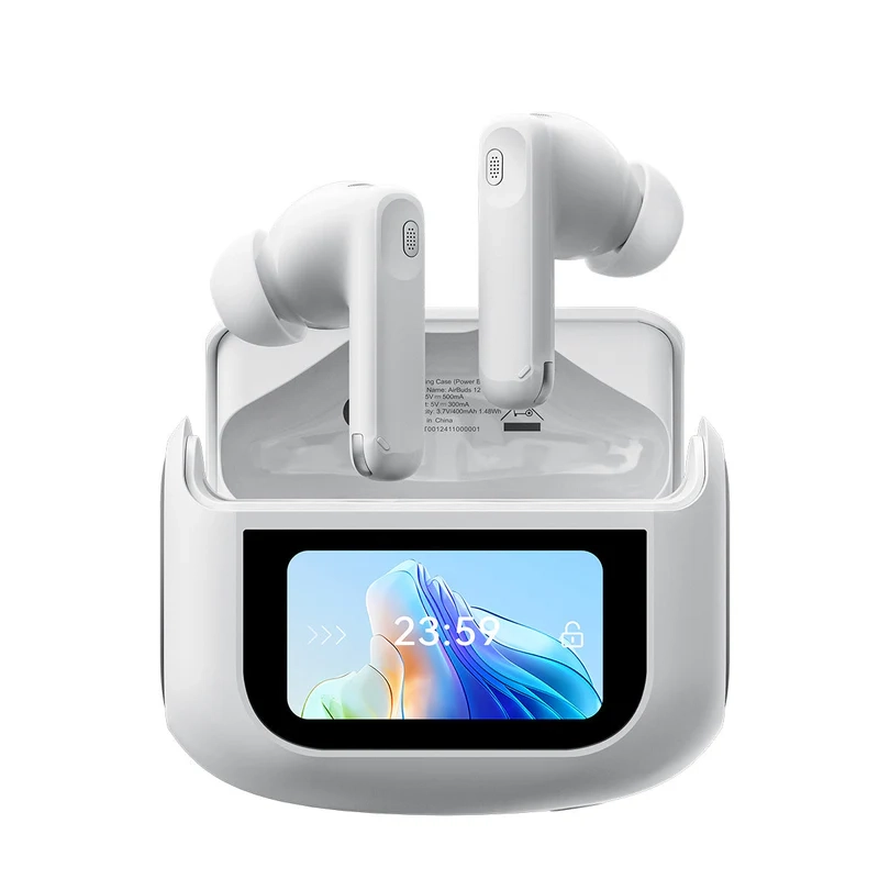 Słuchawki bezprzewodowe Blackview AirBuds 12 Dokanałowe Bluetooth 5.4 Biały