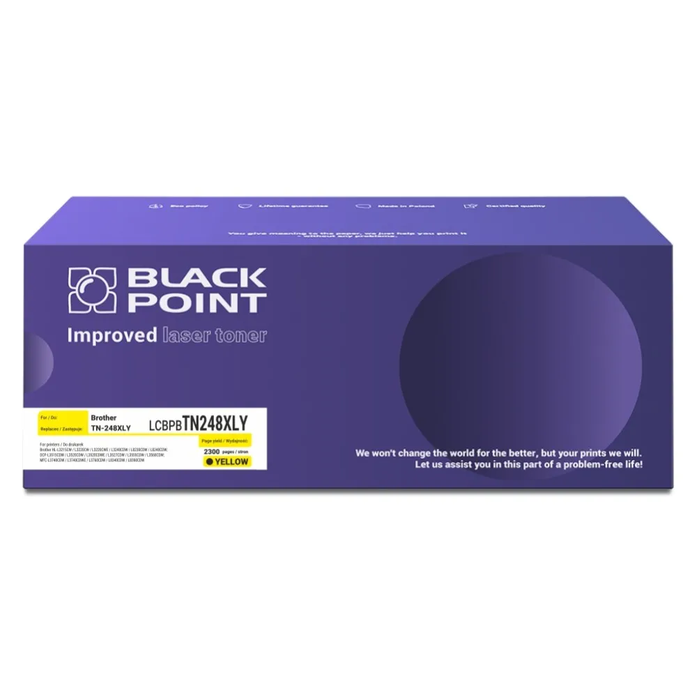 Toner Black Point LCBPBTN248XLY (zamiennik TN-248XLY) Żółty