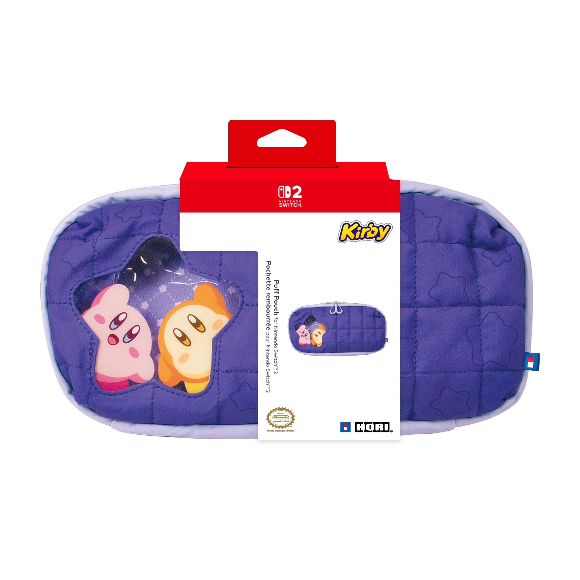 Etui Hori NSX-046E Puff Pouch Kirby and Waddle Dee do Nintendo Switch 2