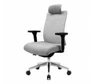 Jan Nowak VECTOR Fabric Grey Biurowy do 120kg Tkanina Szary