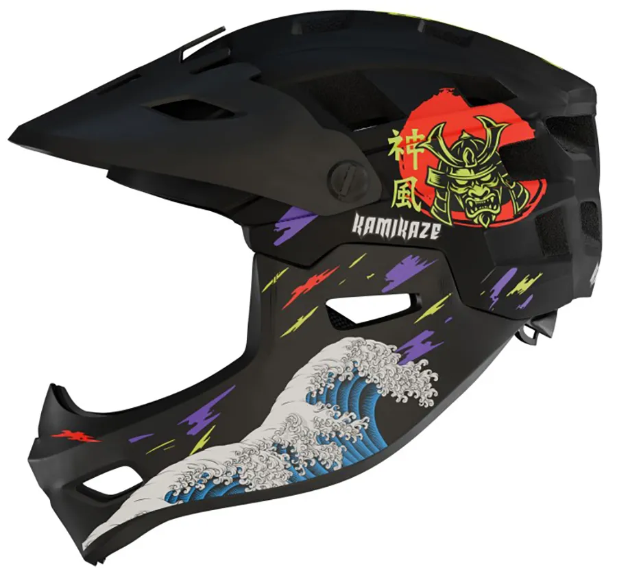 Kask Kamikaze RONIN Black Wave M Czarny
