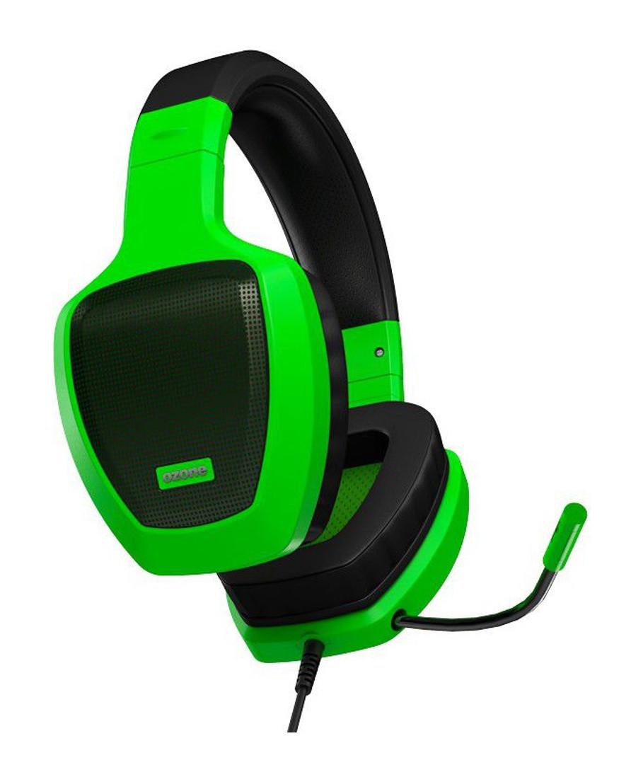 Słuchawki przewodowe z mikrofonem Ozone RAGE Z50 GLOW - zielony