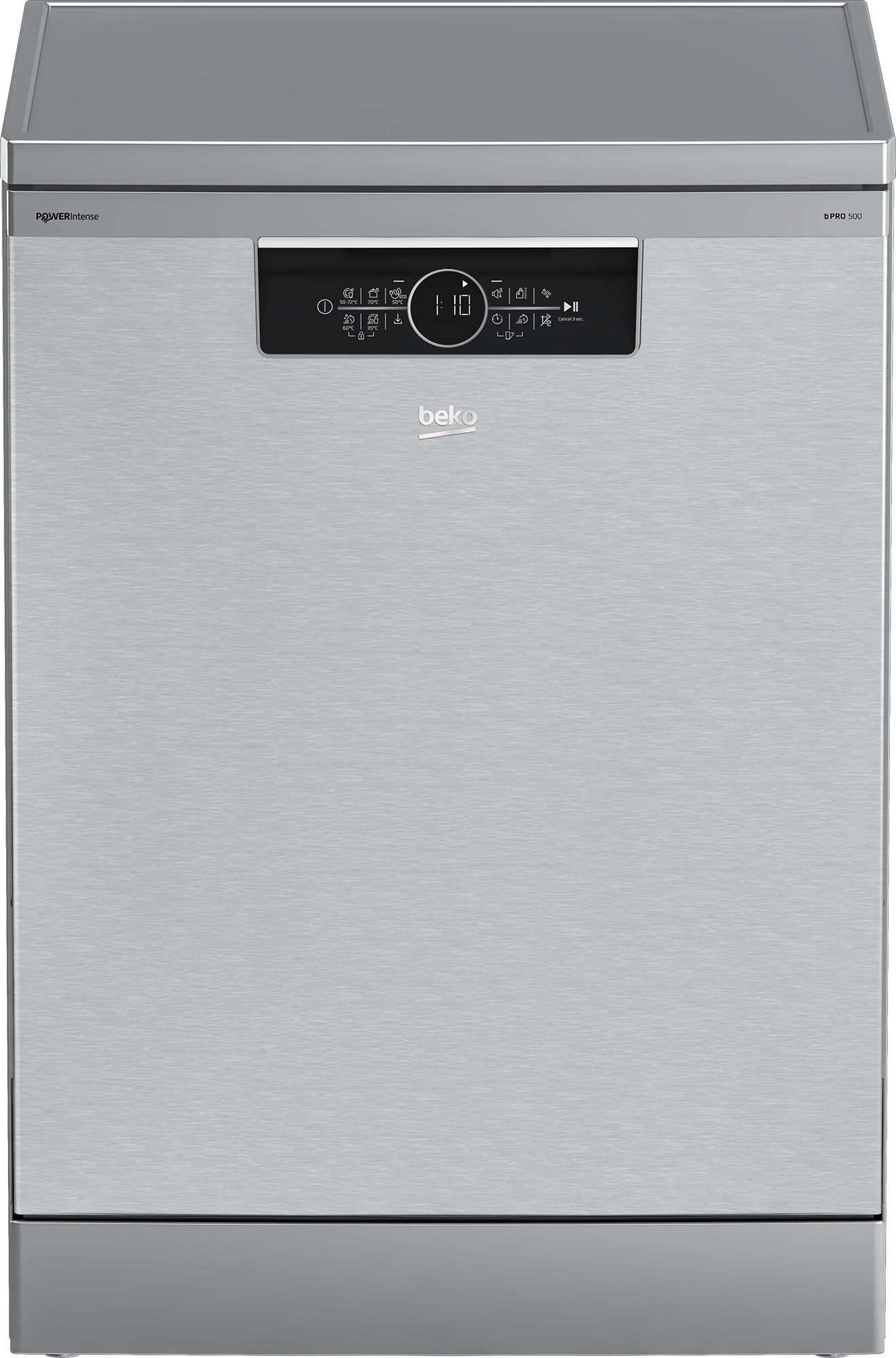 Zmywarka Beko bPro500 BDFN36541XAWP 59,cm Funkcje AI Automatyczne otwieranie drzwi Szuflada na sztućce