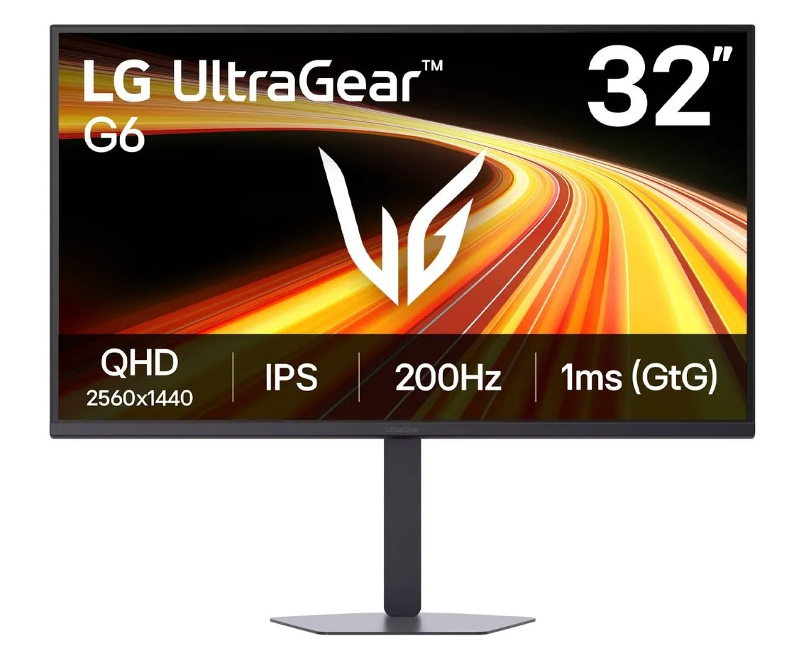 Monitor LG UltraGear G6 32G620B-B 31,5" 2K IPS 200Hz 1ms Gamingowy