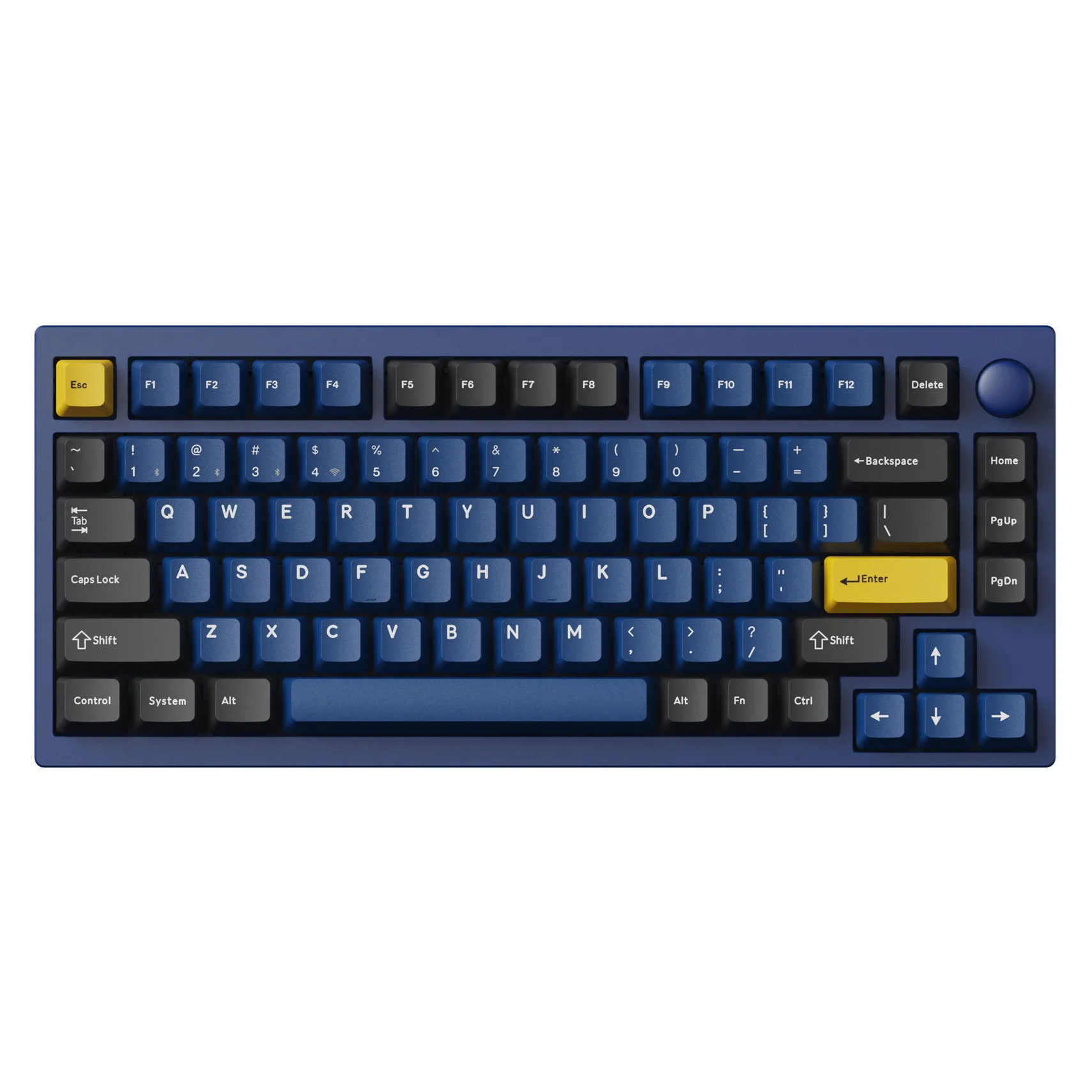 Klawiatura mechaniczna Keychron Lemokey P1 Pro Super Red Niebiesko-Czarny