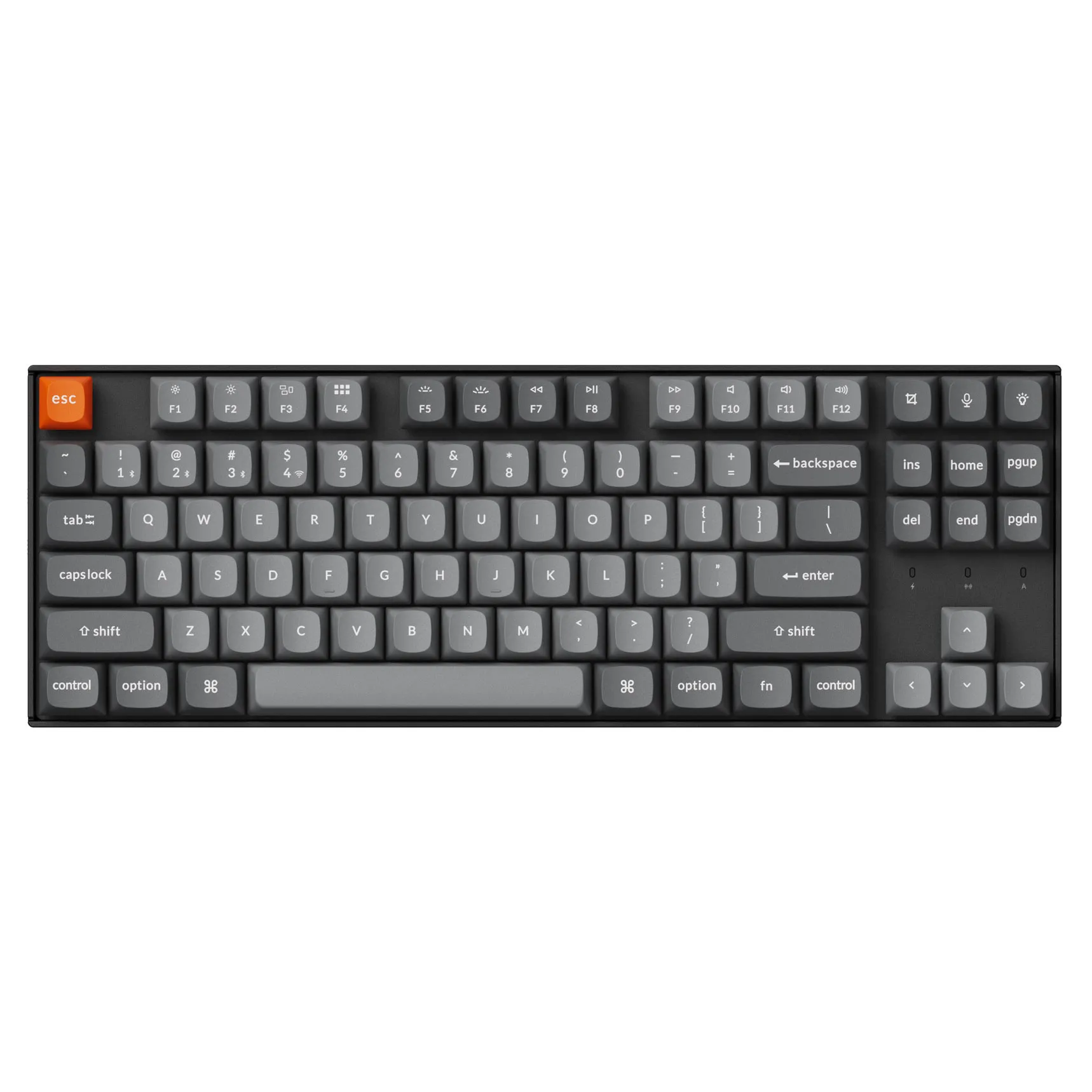 Klawiatura mechaniczna Keychron K8 Max Super Red Czarno-Szary