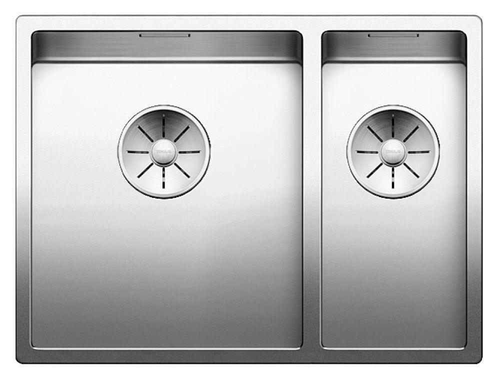 Zlewozmywak Blanco CLARON 340/180-U 521609 Komora z lewej strony Stalowy Srebrny