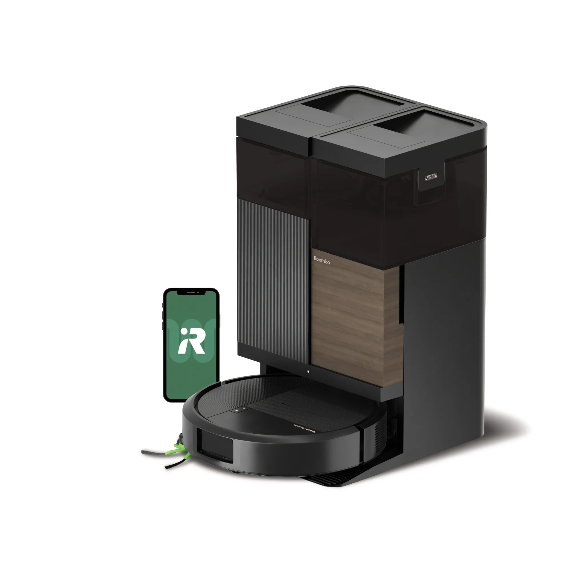 Robot sprzątający iRobot Roomba 575 Combo Funkcja mopowania Stacja oczyszczająca Tworzenie mapy pomieszczenia Funkcje AI Czarny
