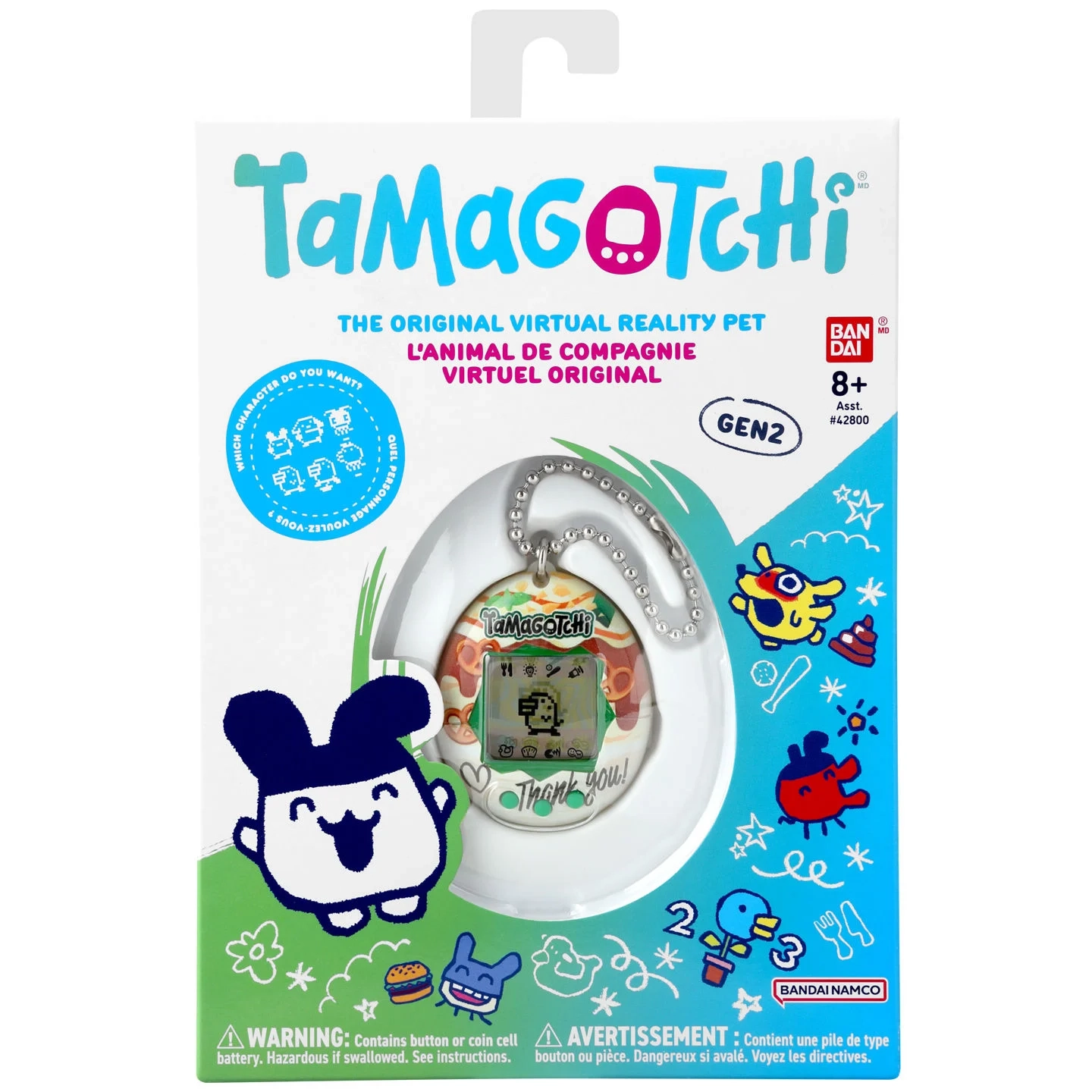 Konsola Bandai Tamagotchi Gen2 Caramel Nuts 46179