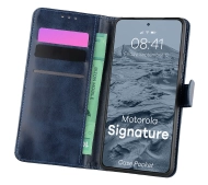 Bizon Case Pocket do Motorola Signature Granatowy