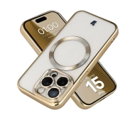 Bizon Case GuardO do iPhone 15 Pro Złoty