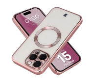 Bizon Case GuardO do iPhone 15 Pro Max Jasnoróżowy