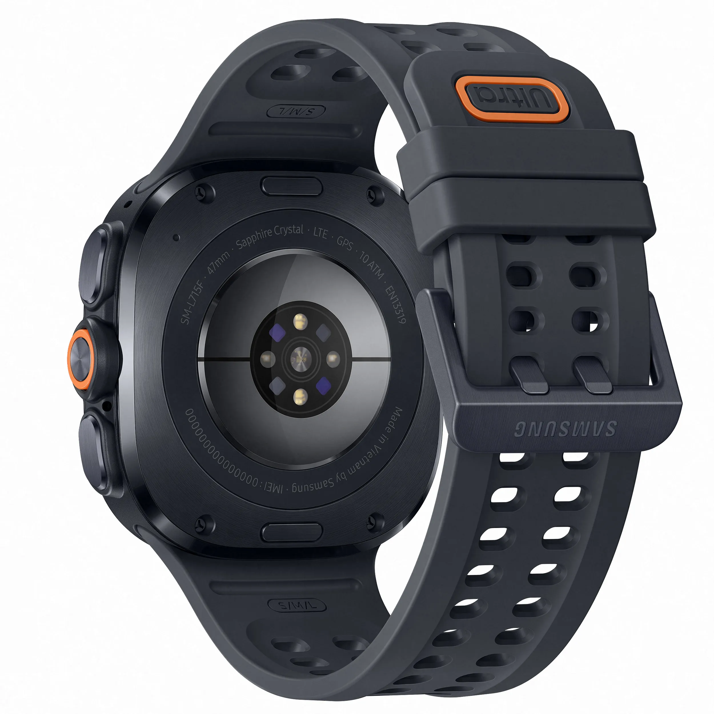 фото Смарт-часы Samsung Galaxy Watch Ultra2 Titanium Grey 47mm LTE Marine Band Black S/M/L (SM-L715FZKA) 3