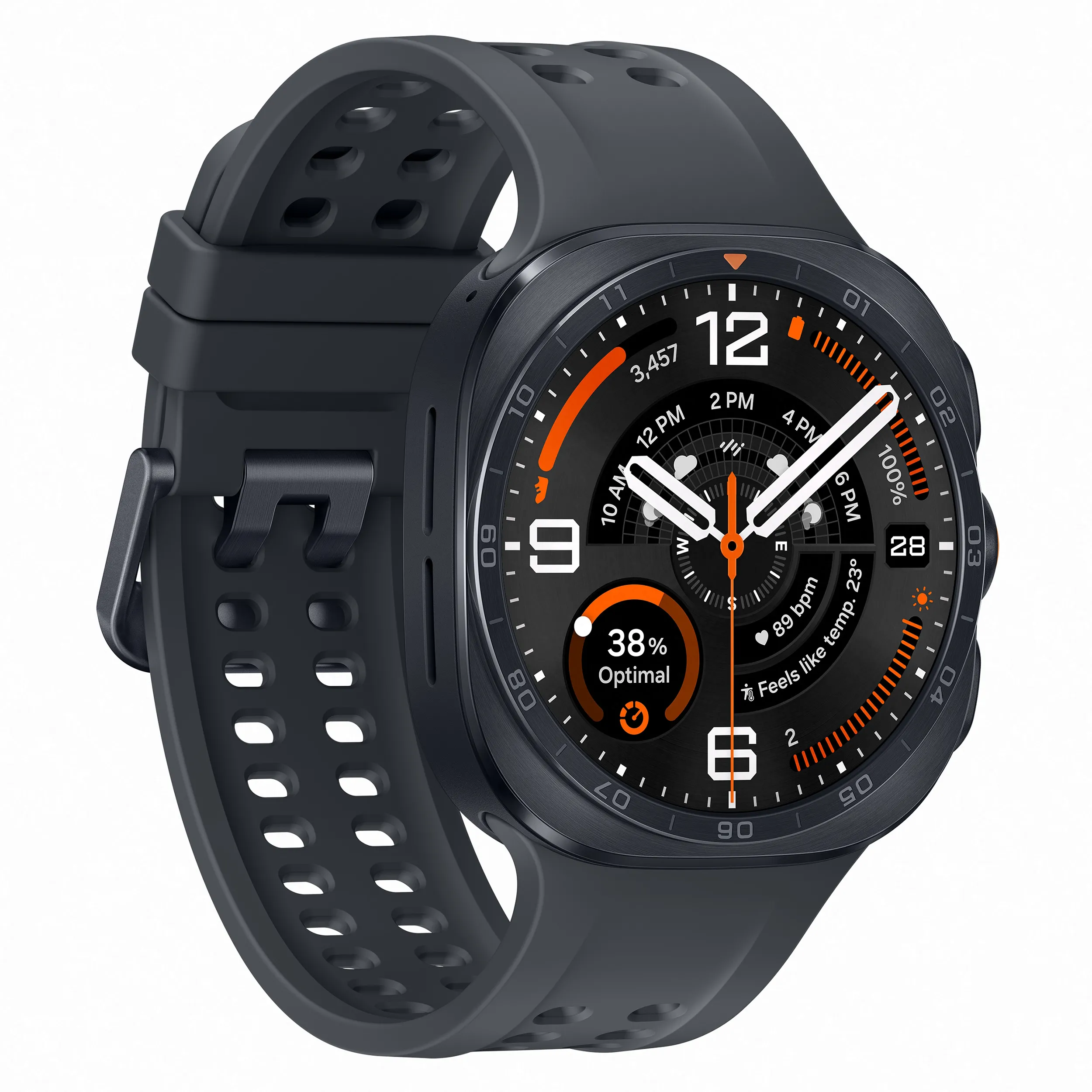 фото Смарт-часы Samsung Galaxy Watch Ultra2 Titanium Grey 47mm LTE Marine Band Black S/M/L (SM-L715FZKA) 2