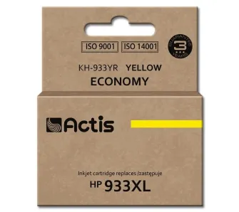 Tusz Actis KH-933YR (zamiennik 933XL) Żółty 13 ml
