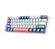 Machenike K500-B61 Gamingowa Przewodowa Red Switch Niebiesko-biała