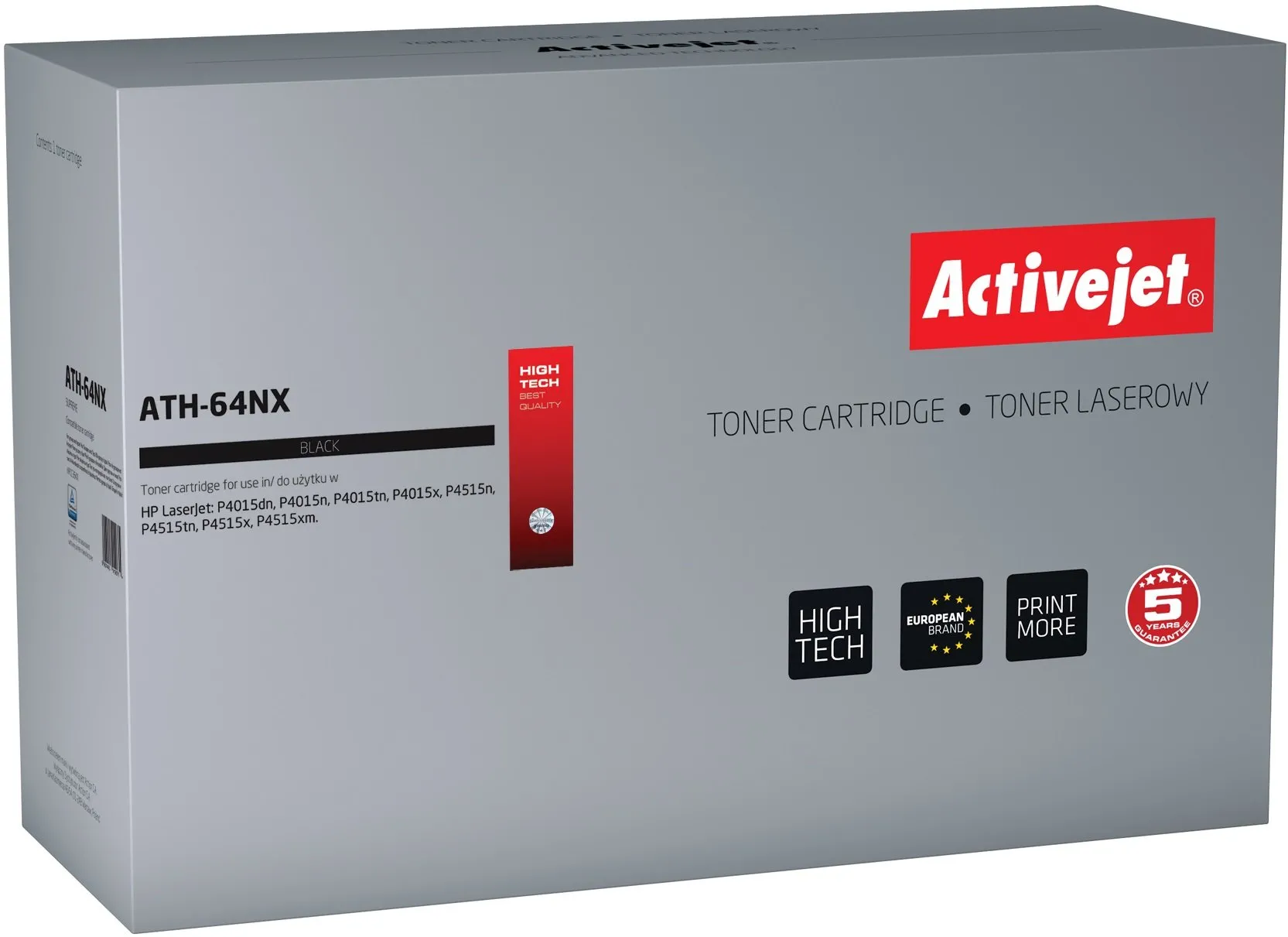 Toner ActiveJet ATH-64NX (zamiennik 64X) Czarny