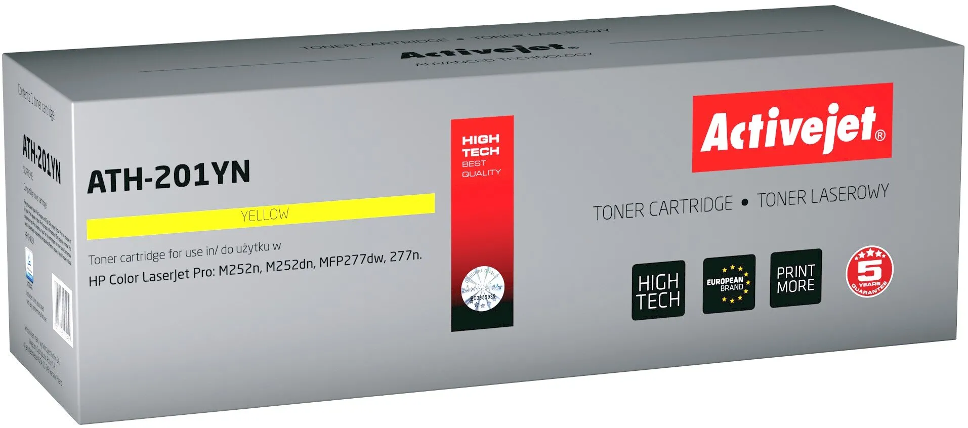 Toner ActiveJet ATH-201YN (zamiennik 201A) Żółty