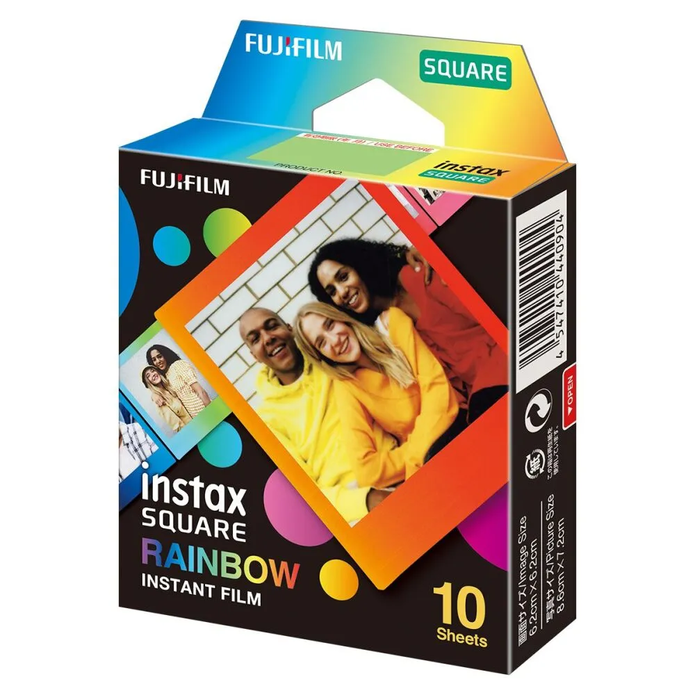 Wkład do aparatu Fujifilm do Instax Square RAINBOW 10 szt