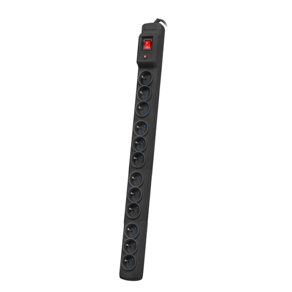 Listwa Armac M12/15/CZ 12 gniazd 1,5m Czarny