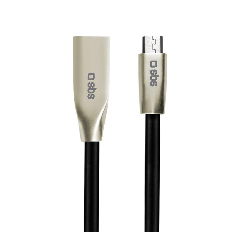 SBS KABEL MICRO-USB 1.5M METAL CZARNY TECABLEMICROIRONK