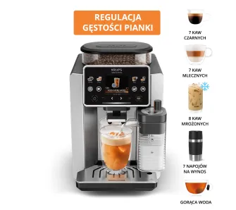 Ekspres Krups Sensation Elite EA918GE0 Kawa mrożona Szerokość 24cm