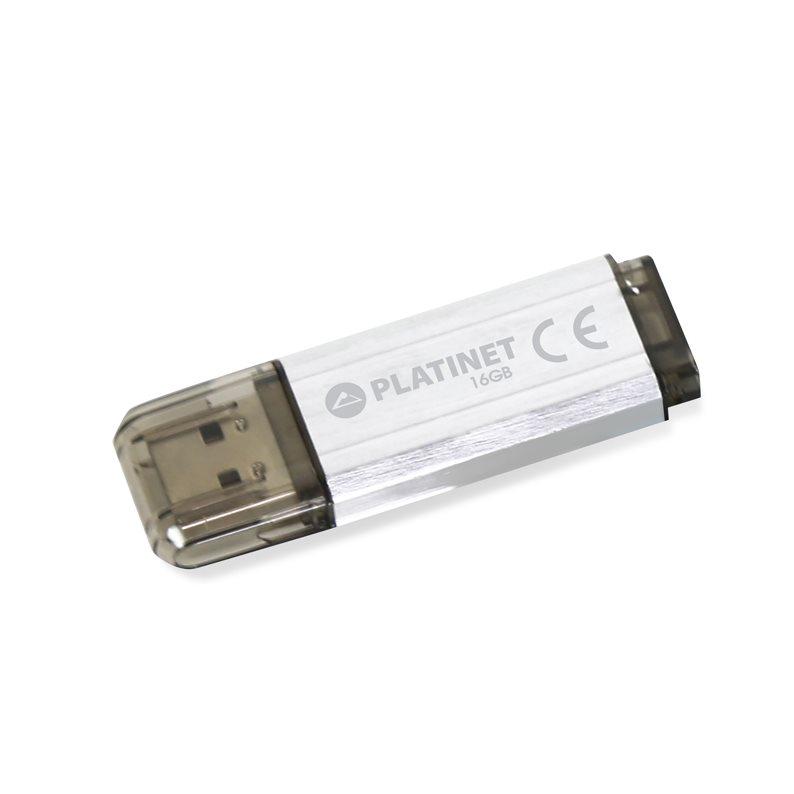PenDrive Platinet V-Depo 16GB USB 2.0 Srebrny